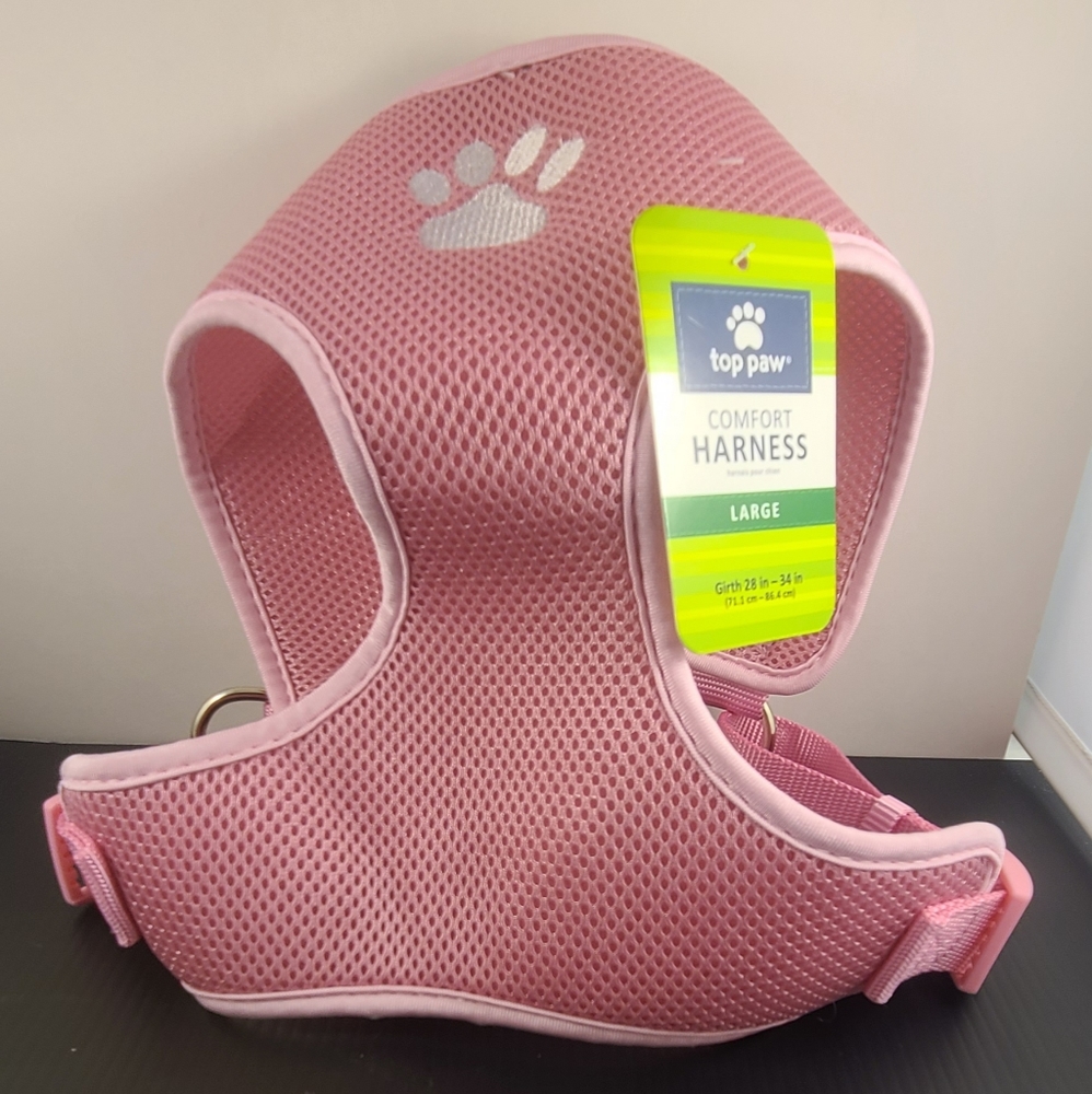 Top Paw pink harness